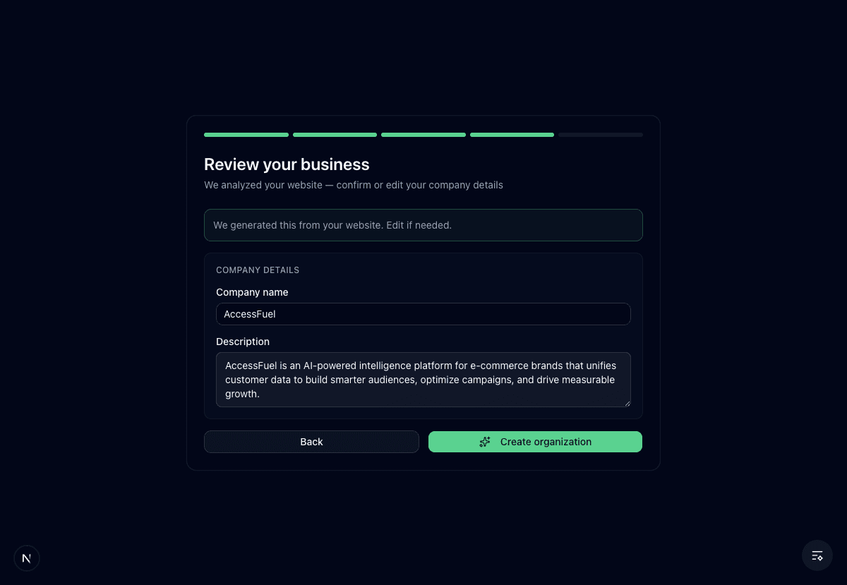 Review your business